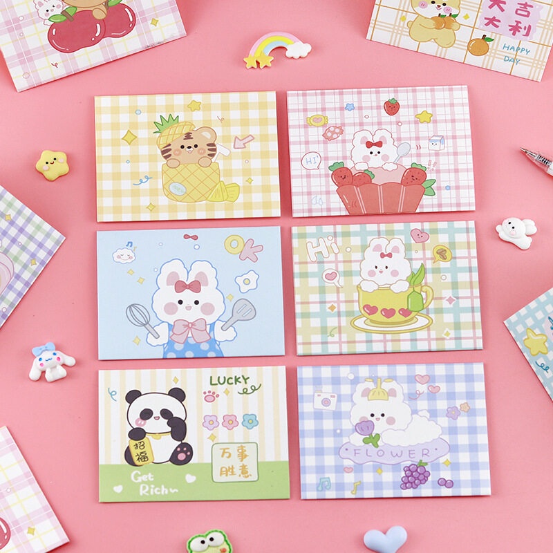 Stationery Greeting Card Creative Gift Card Cartoon Cute Letter ...