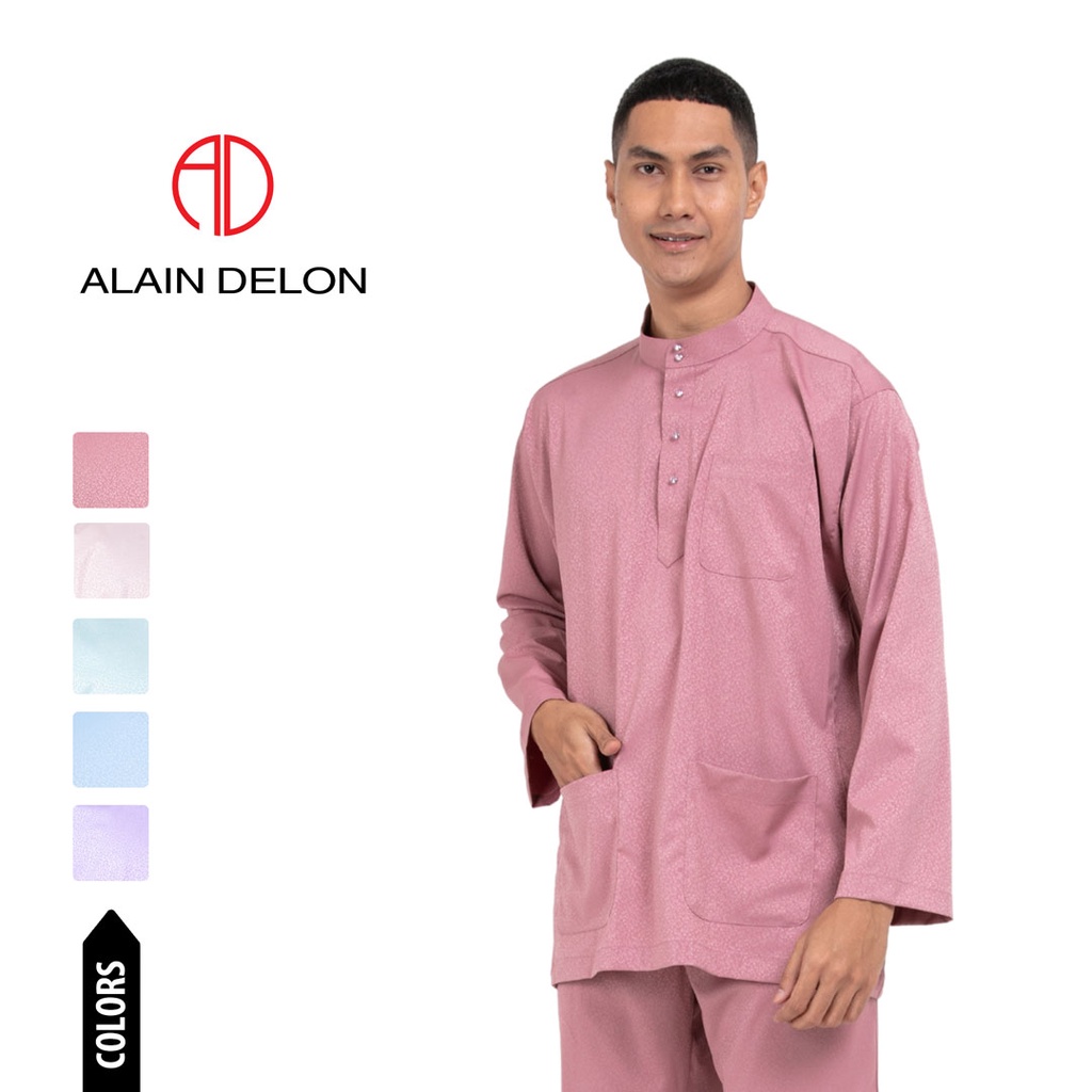 Alain Delon Regular Fit Baju Melayu - 19023003A | Shopee Malaysia