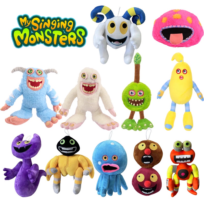 My Singing Monsters Green Furcorn Stuffed Dolls Hoola Thumpies Ghazt 