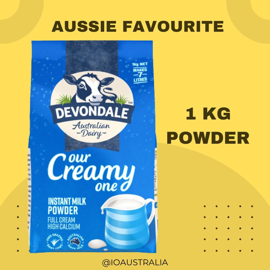 Devondale Full Cream Adult Milk Powder 1kg Australia Milk Shopee