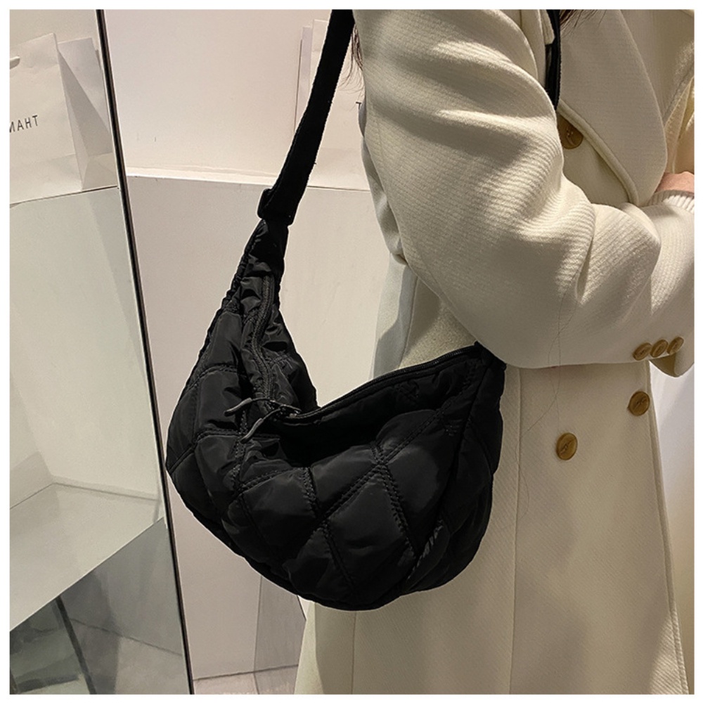 [DC] Adorable Korean Style Hobo Sling Bag Made Of Nylon With Adjustable ...