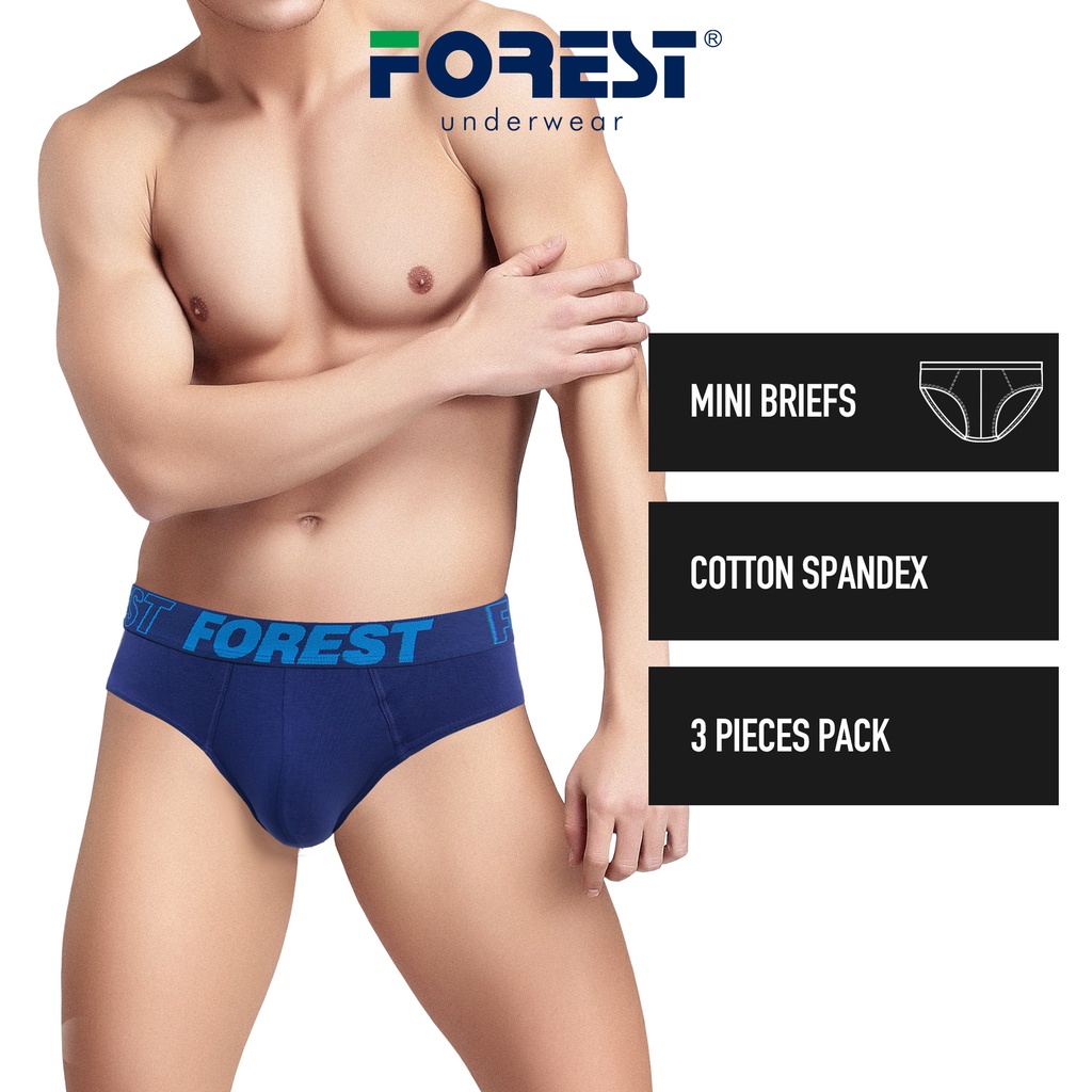 2 Pcs XSEN Bamboo Charcoal Men's Brief / Underwear