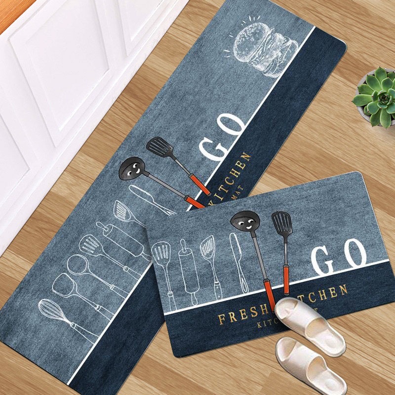 2 In 1 NonSlip Protection LShaped Floor Mat NonWoven