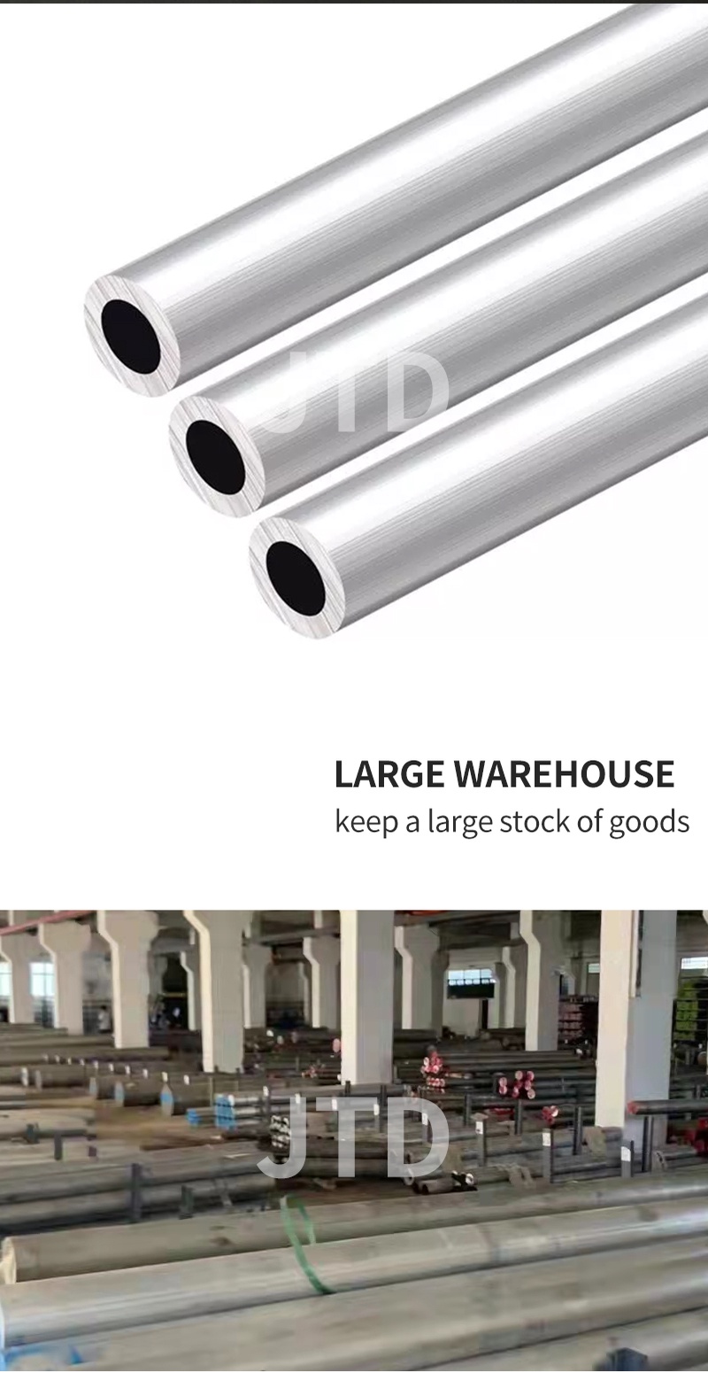 JTD Aluminum tube 2mm wall thickness 10-20mm OD straight 300mm 500mm ...