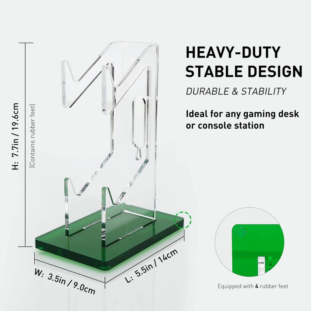 Dual Game Controller Holder Acrylic Gamepad Display Support for Switch ...
