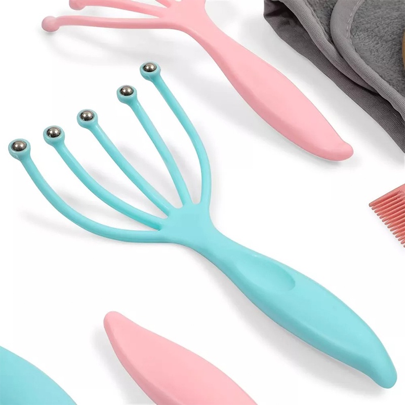 Portable 5 Claw Steel Ball Head Scalp Massager Body Muscle Relax Stress ...