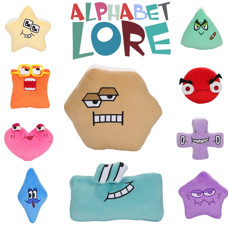LOVELY PLUSH ALPHABET Lore Doll Baby Educational Toy Home Decor