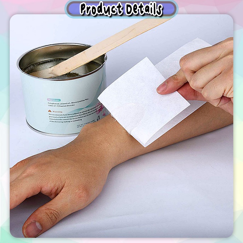 [Little B House] Epilator Waxing Strip Disposable Depilatory Paper Leg ...