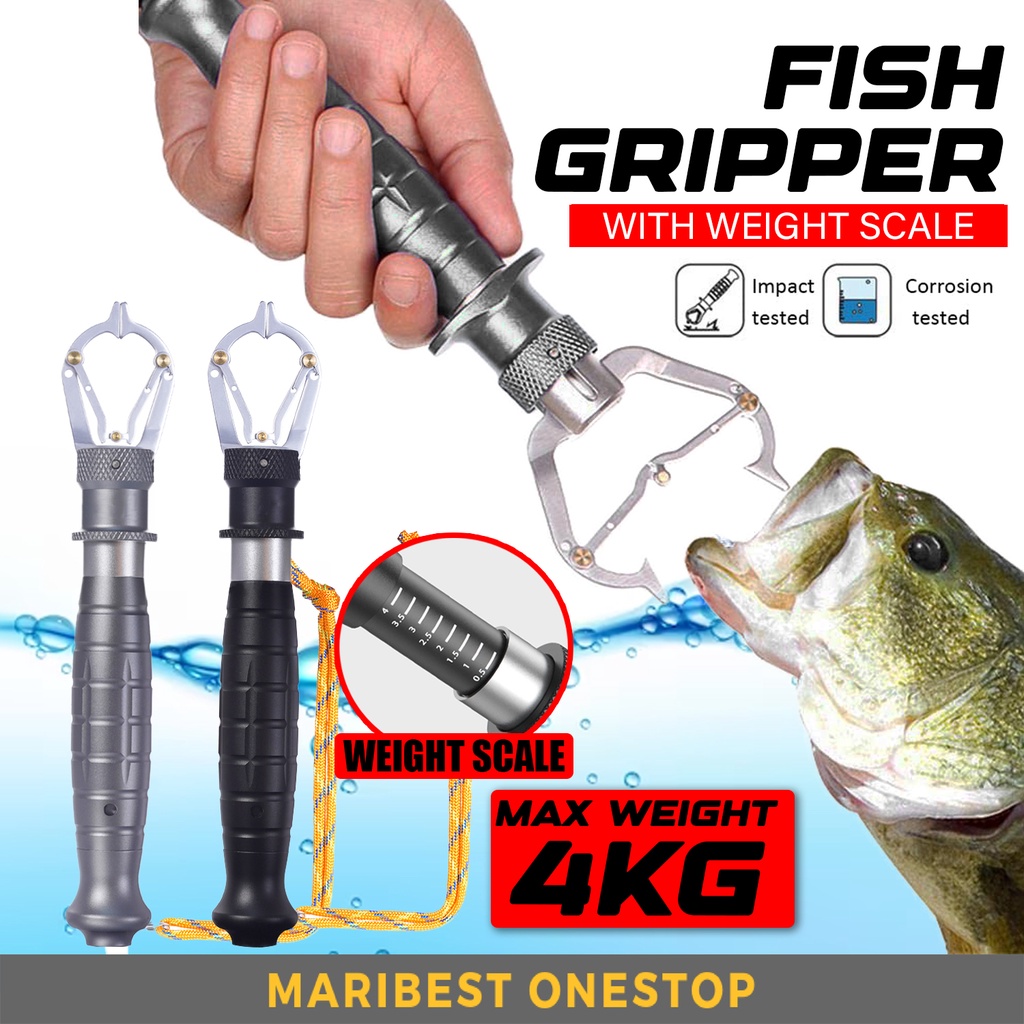 Gripper Fishing Stainless Steel Fish Gripper Weight Scale Fish Lip