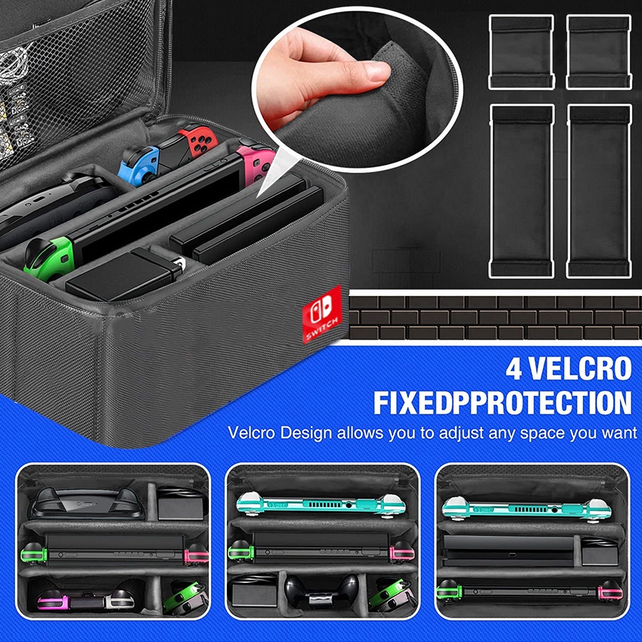 Large Carrying Protective Case for Nintendo Switch & Switch Oled ...