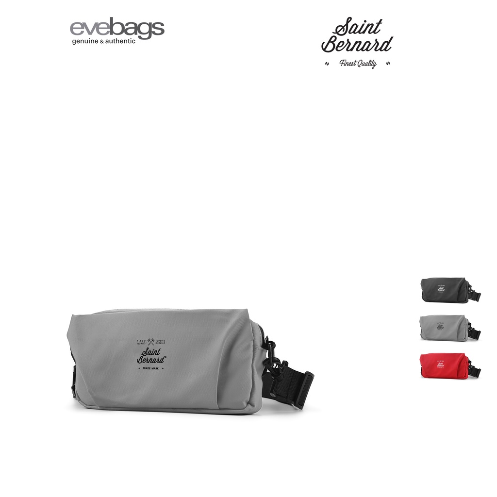 ST BERNARD Unisex Water Resistant Waist Bag with Zipper Pockets SB02