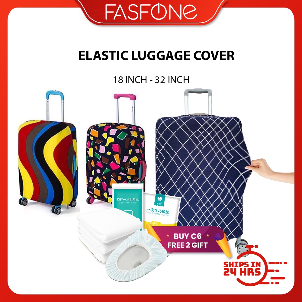Luggage Protector Elastic Luggage Cover Luggage Suitcase Dust Proof