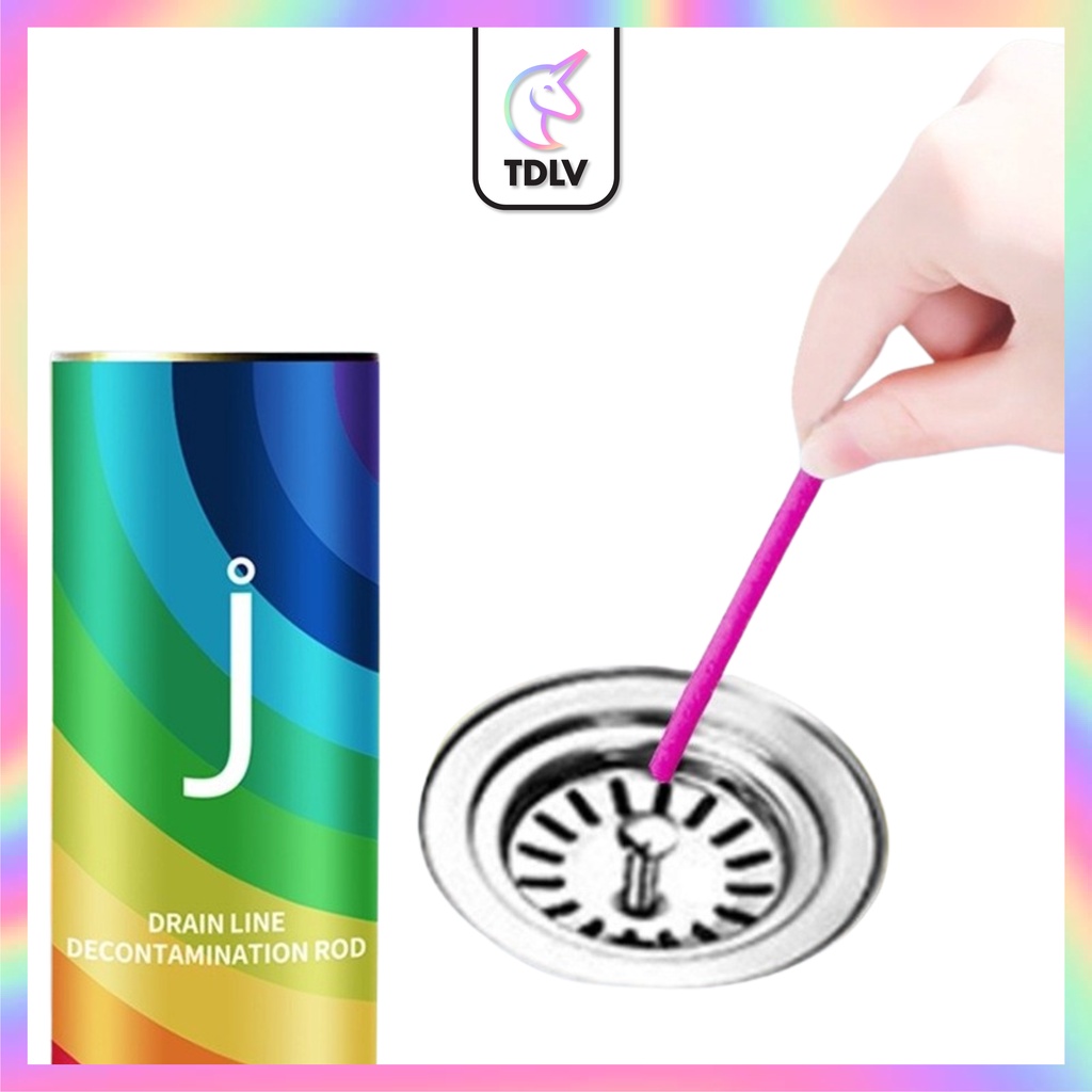 TDLV Sani Sticks Enzyme Stick Pipe Deodorizer Prevent Clogs Drain