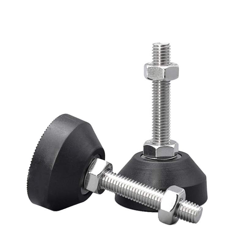 4 pcs Adjustable Lathe Leg Thread Type Adjustable Levelling Feet Swivel ...