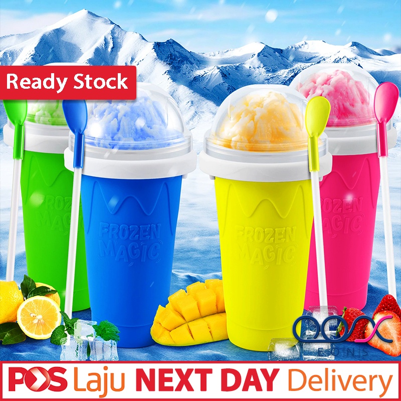 Slushie Maker Cup Quick Freeze Magic Squeeze Cup Milkshake Cup Ice Cream Maker | BIG W