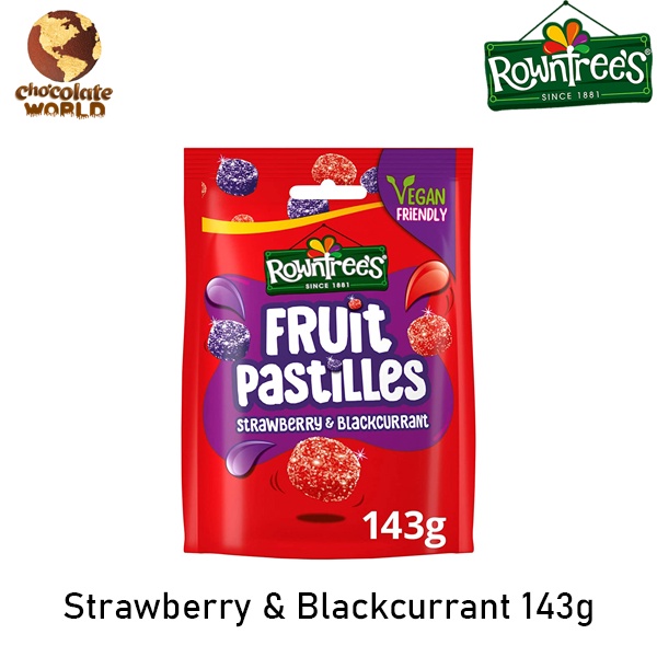 Rowntree's Fruit Pastilles Strawberry & Blackcurrant 143g | Shopee Malaysia