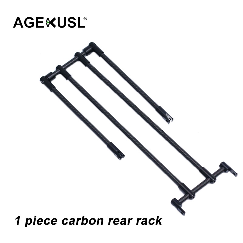 Aceoffix Bike Rear Rack Cargo Luggage Racks Easy Rack Carbon Use For ...