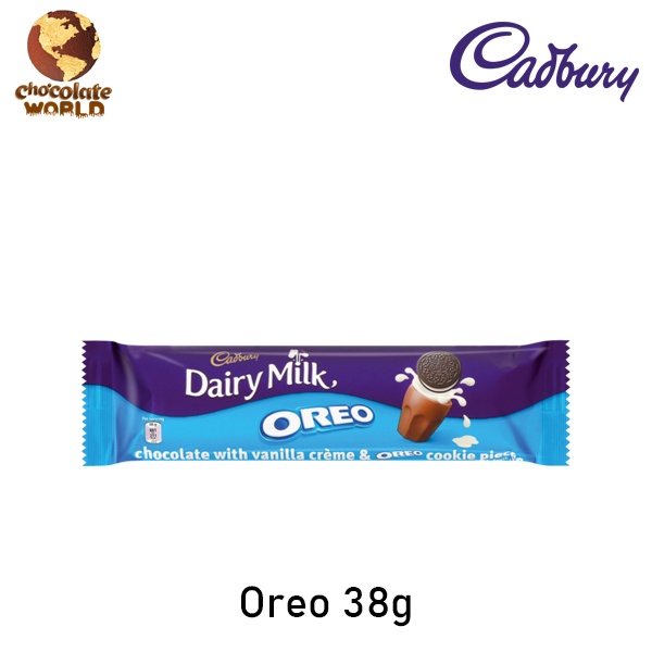 Cadbury Dairy Milk Oreo 38g Shopee Malaysia
