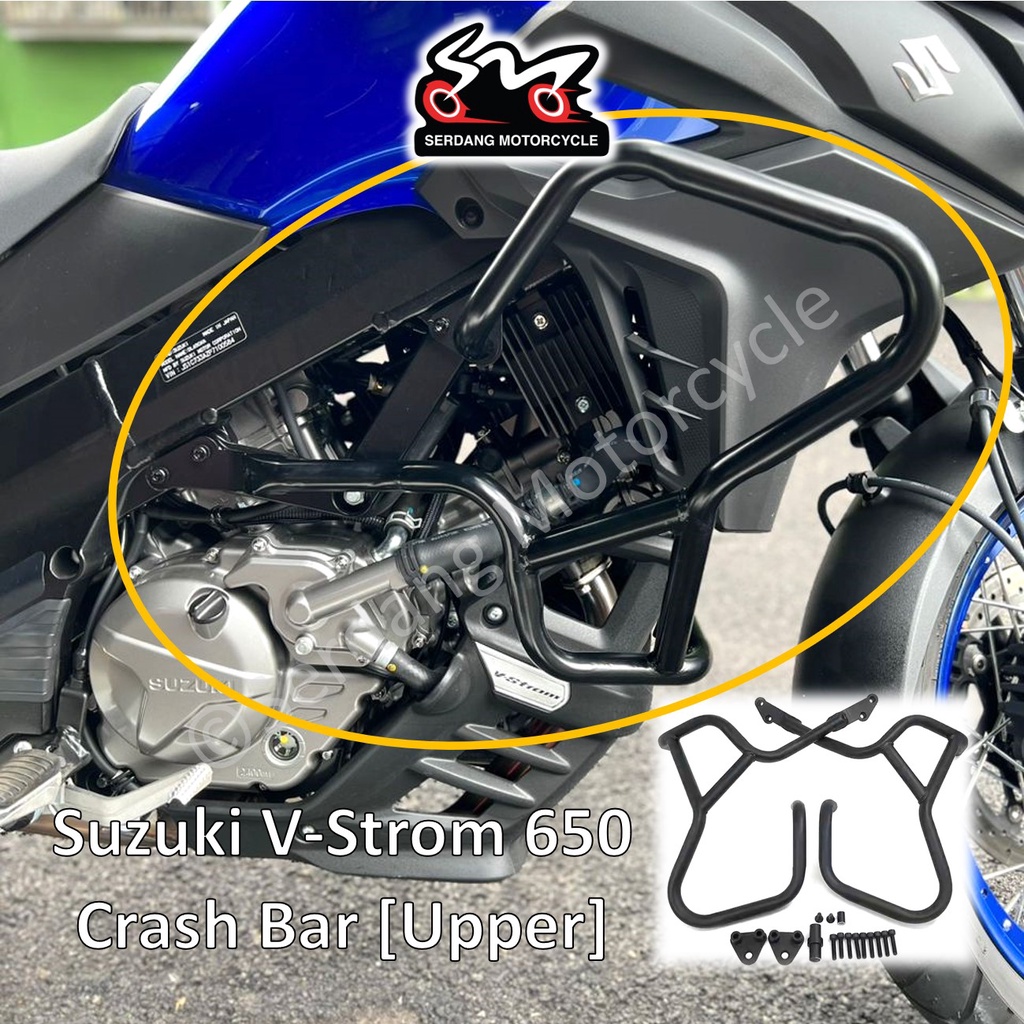 CJ Suzuki Vstrom 650 Crash Bar Upper Protection Guard Shopee Malaysia