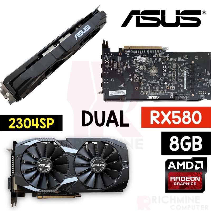 Asus dual store rx 580 8gb