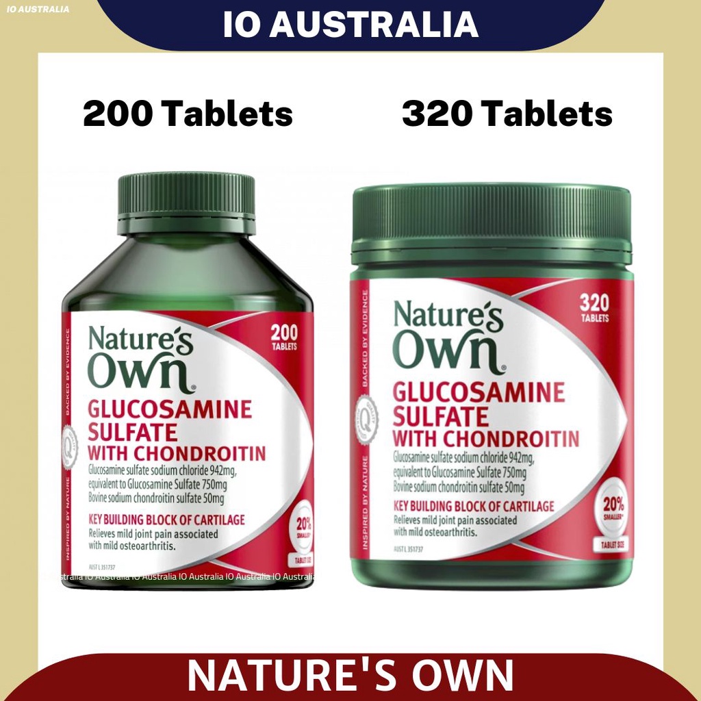 Nature's Own Glucosamine Sulfate With Chondroitin for Joint Health