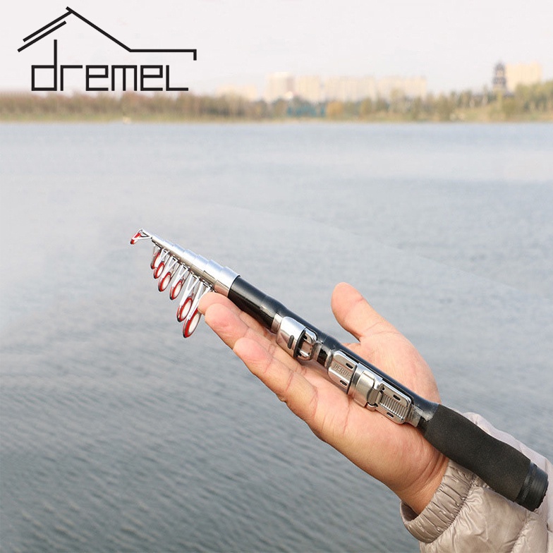 READY STOCK 💰 DREMEL Outdoor Portable Ultralight Telescopic Fishing Rod ...