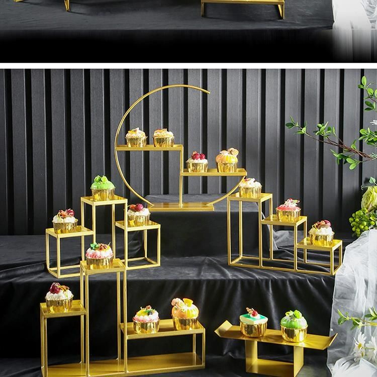 Display Stand Wedding Decoration Set Simple Cake Dim Sum Rack Buffet ...