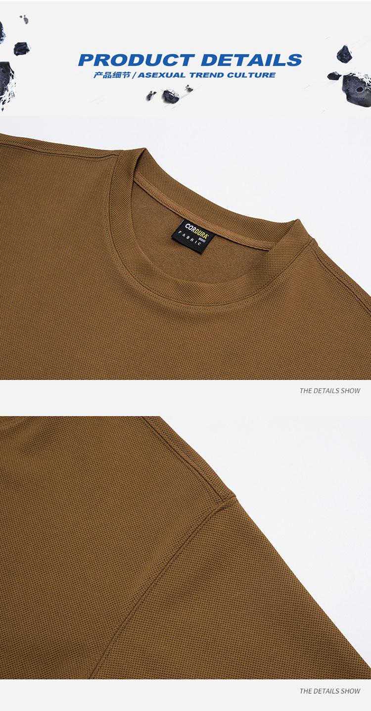 Lengthen Dovetail Tshirts Plain Tshirts for Men and Women Loose Fit Waffle Tshirts Simple Casual