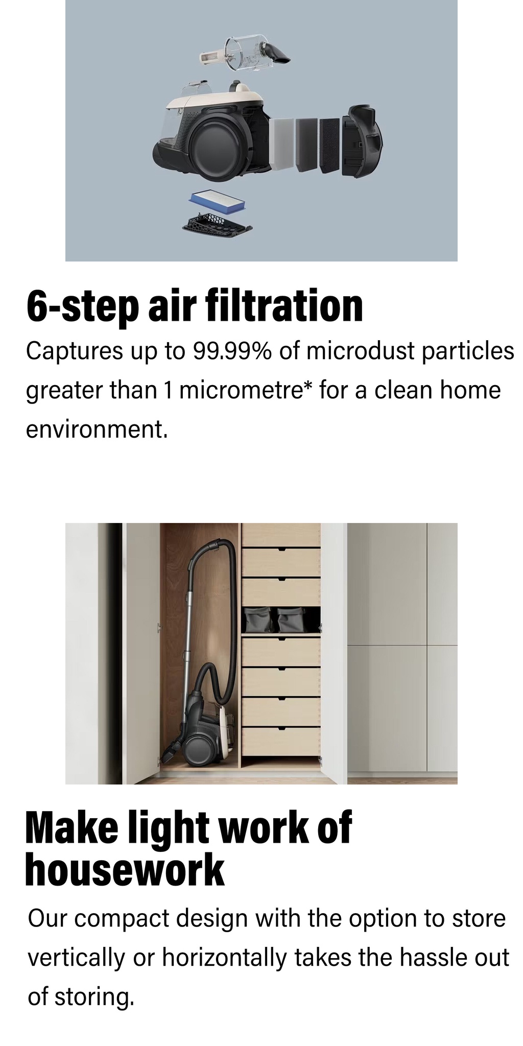 Electrolux EFC71622SW UltimateHome 700 Bagless Vacuum Cleaner with 6 ...
