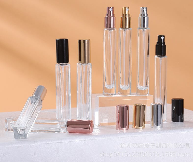 Square Round Clear Spray Bottle Perfume Dispensing Portable Dispensing ...