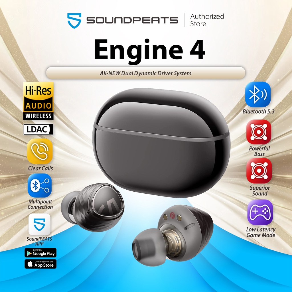 Soundpeats dual dynamic drivers wireless online earbuds