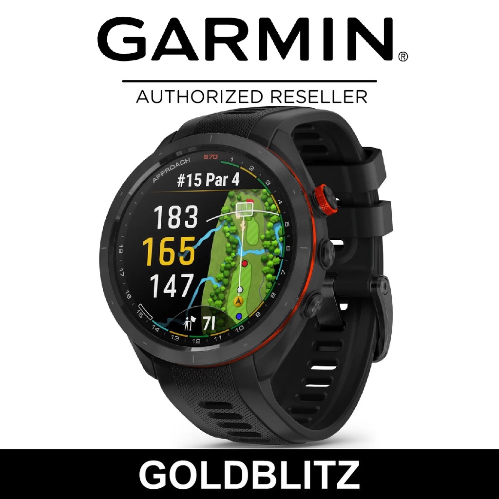 Garmin Approach S70 Premium Golf Smartwatch AMOLED Touch screen GPS flagship 47mm 42mm Shopee Malaysia