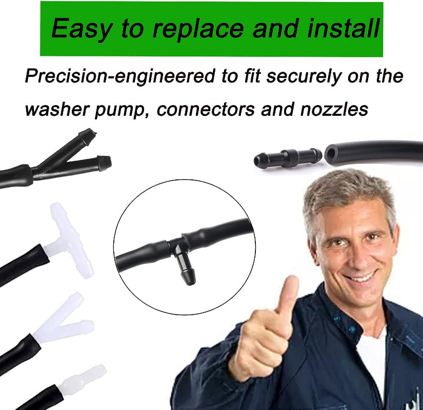 10Pcs Durable Replacement Splitter / Windshield Washer Pipe Nozzle / T ...