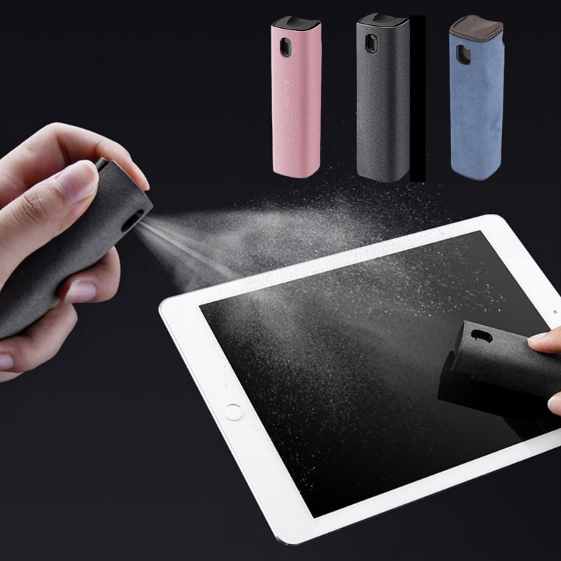 2 In1 Microfiber Screen Cleaner Empty Spray Bottle/Mobile Phone ...