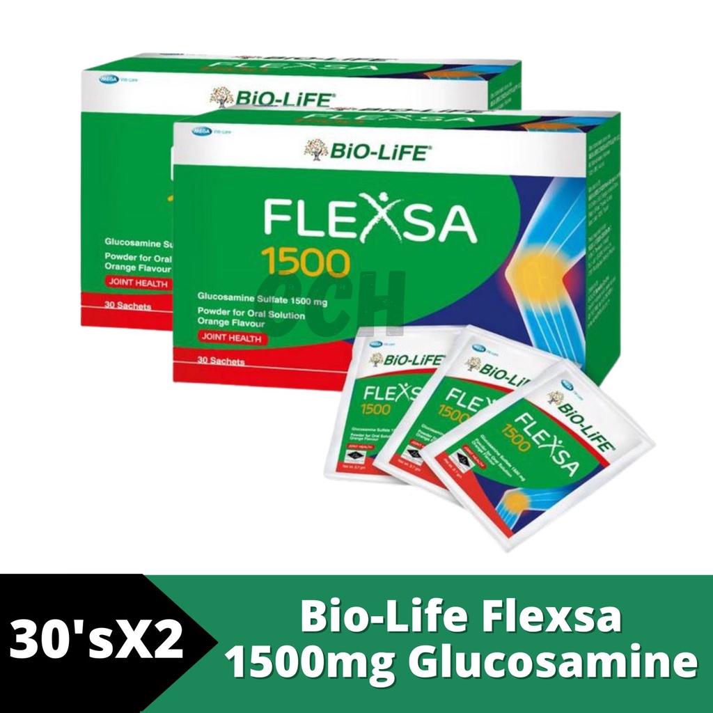 Biolife FLEXSA 1500 GLUCOSAMINE 30's/ 30's x 2 Shopee Malaysia