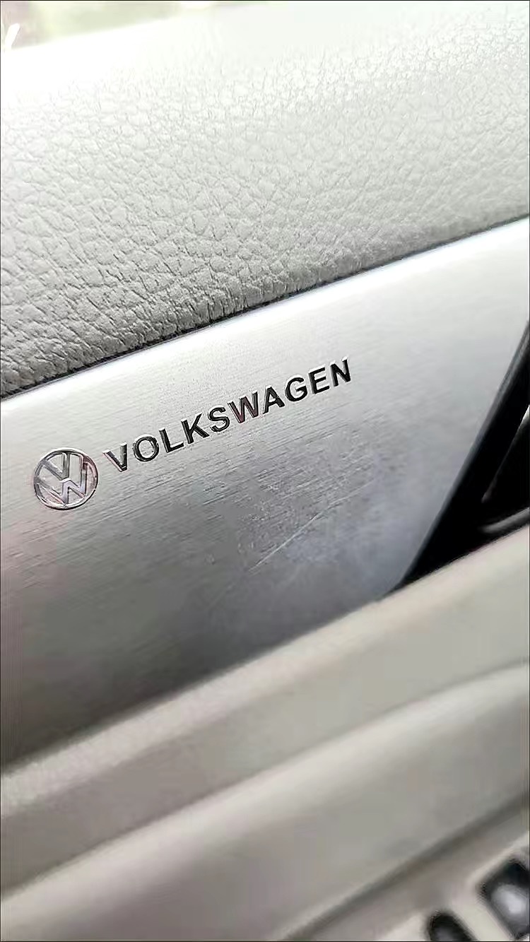 Volkswagen Logo 3D Exterior Metal Sticker Car Interior Decorative ...