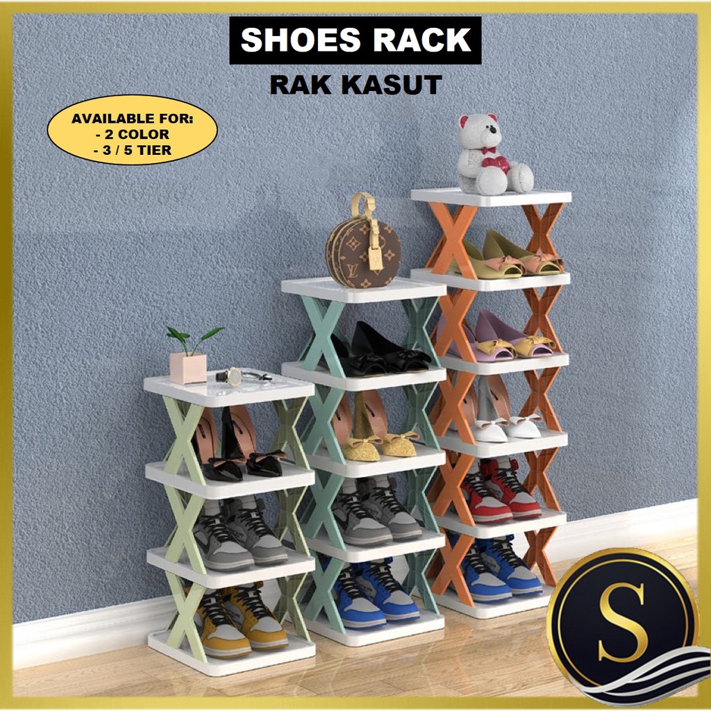 Shoes Rack X-Shaped Folding Shoe Rack Multi Layer Rack Simple Shoes ...