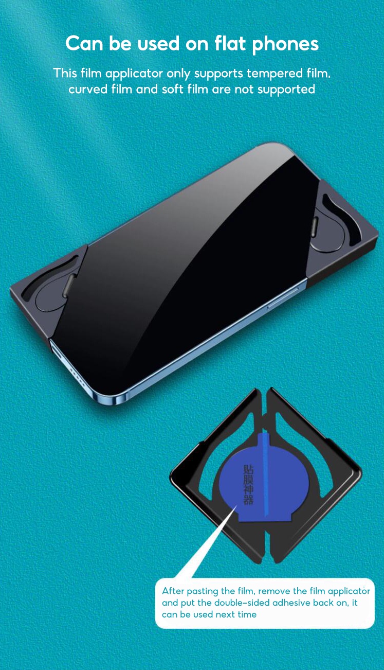 TBTIC Screen Protector Tempered Glass Installation Tool For iPhone iPad ...