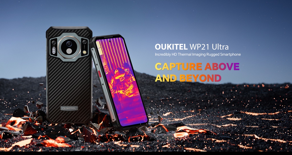Oukitel WP21 9800mAh 6nm Chip 64MP Rugged Phone(17GB + 256GB NFC)