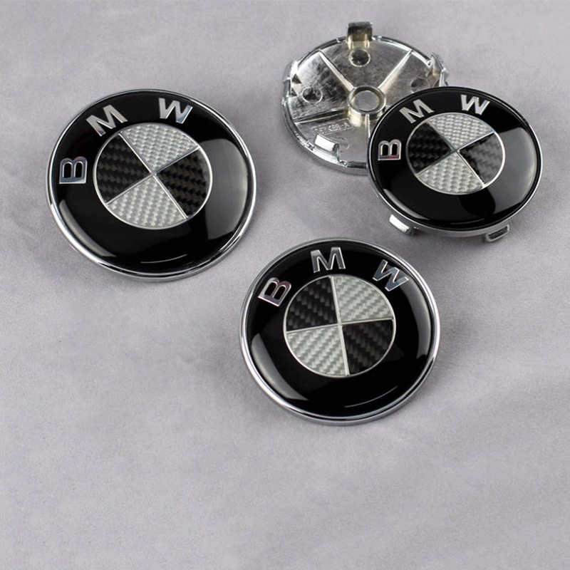 68mm X 4 For BMW Wheel Center Hub Cap Emblem Trims E30,E36,E46,E53,E60 ...