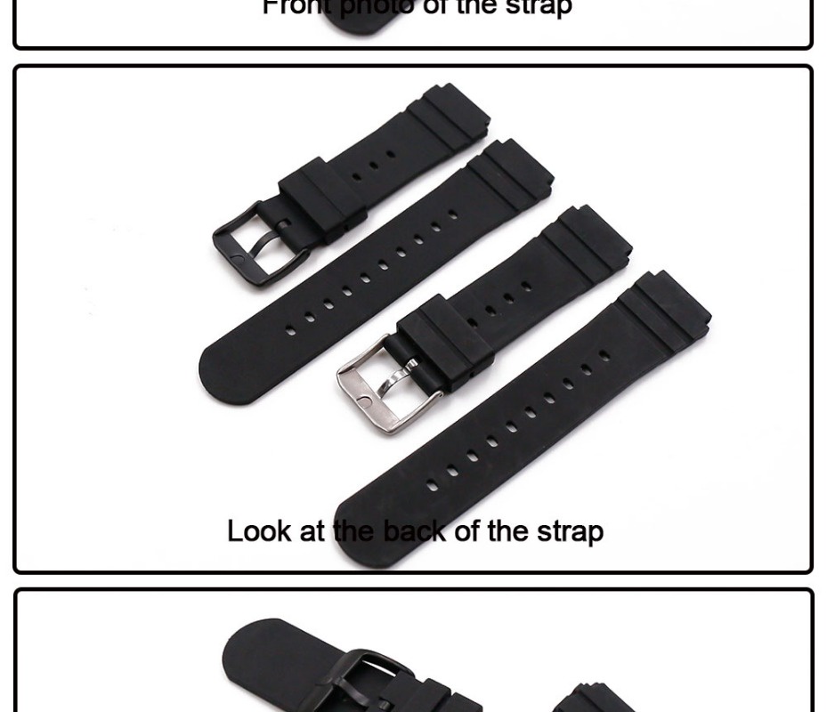 Unique Inexpensive Rubber 20 mm Watch Wristband 7053_luminox_K0021159