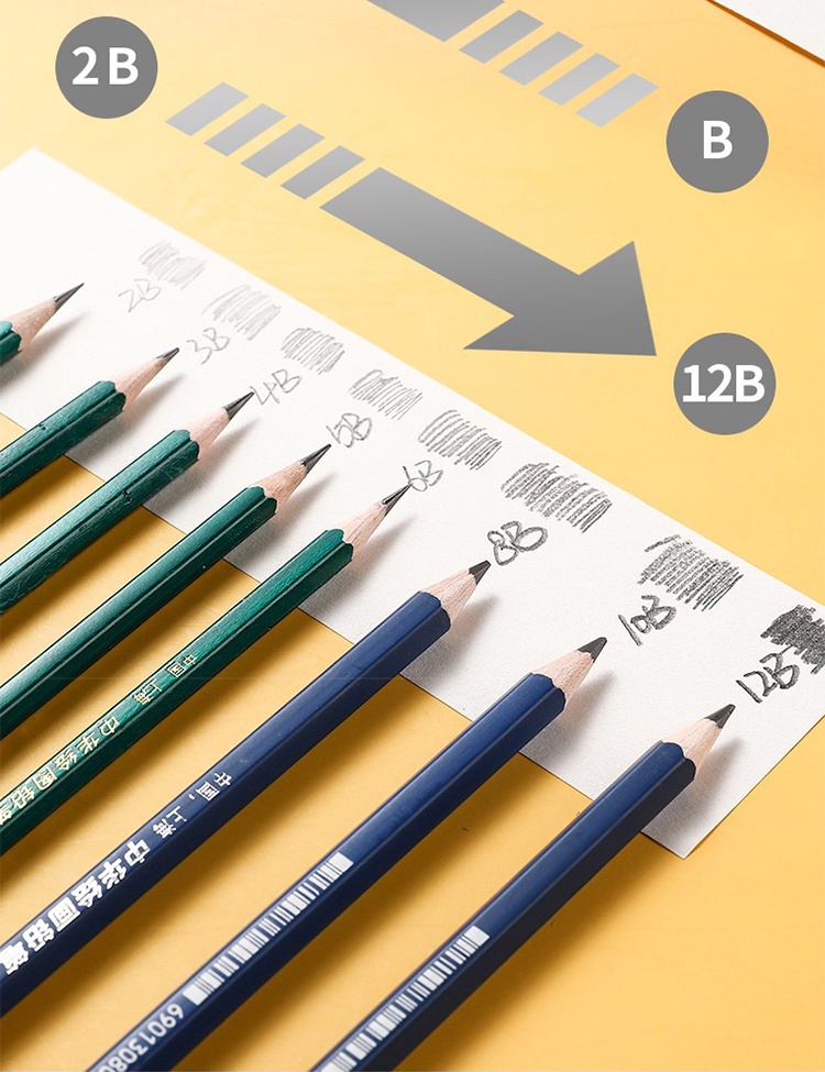 Buy Professional Drawing Sketch Pencils Set, 12 Pieces Drawing Pencils