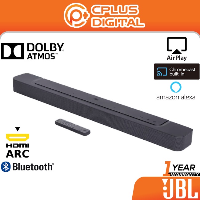 JBL BAR 300 / BAR 5.0 MULTIBEAM 5.0 Channel Soundbar with MultiBeam™  technology and Virtual Dolby Atmos® Plus Deep Bass