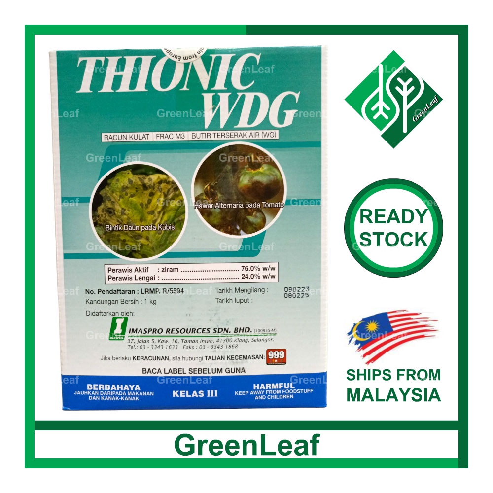1KG Thionic WDG Imaspro Ziram Fungicide Racun Kulat Hawar Bintik Daun ...