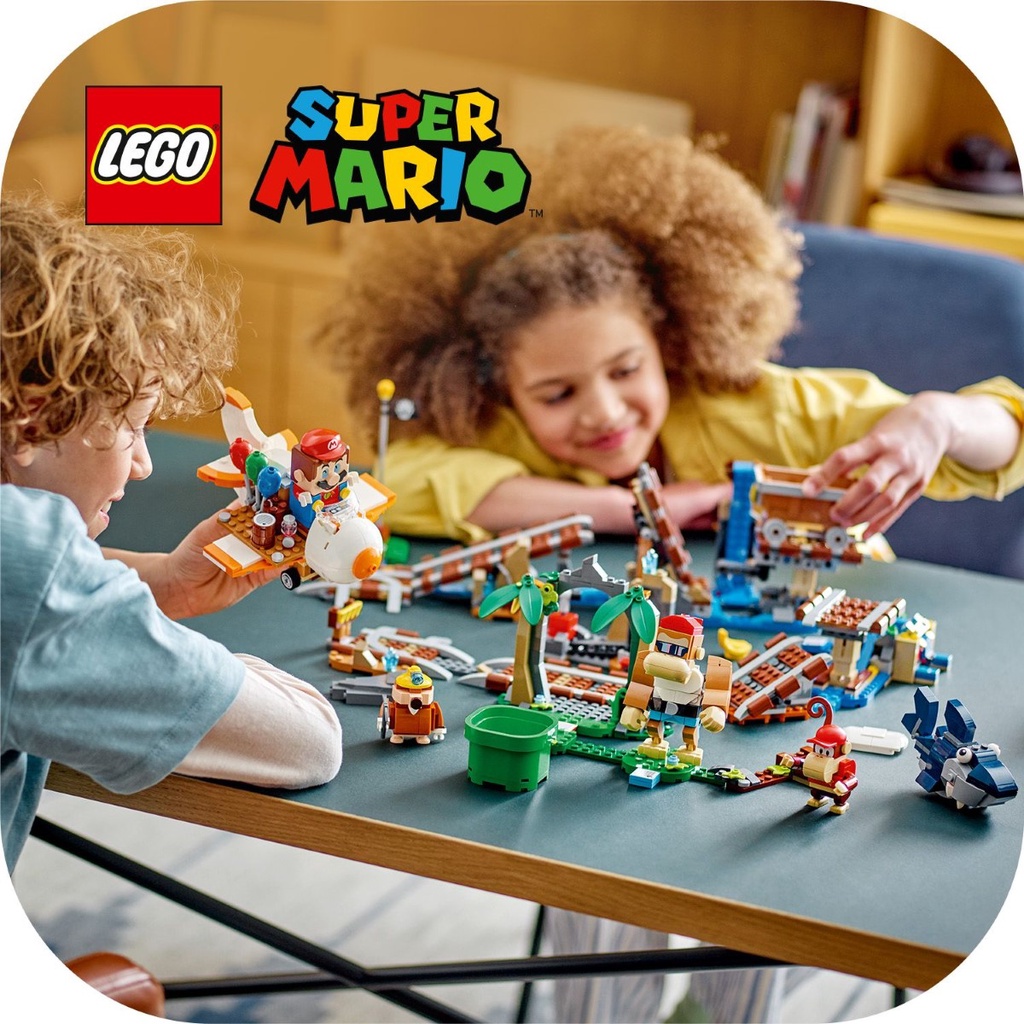 LEGO 71425 Super Mario Diddy Kongs Mine Cart Ride Expansion Set (1157 ...