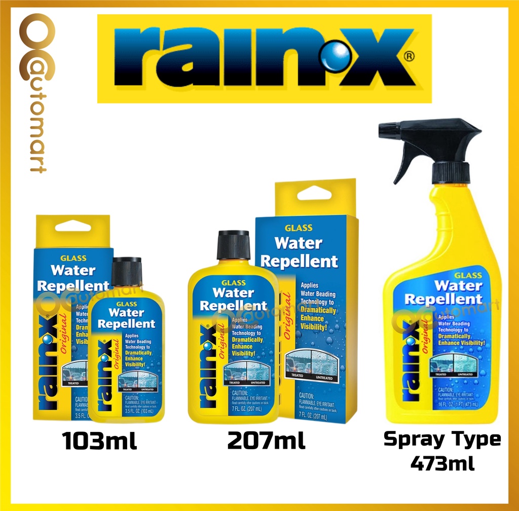 RainX Water Repellent Rain X Rainx Window Glass Repellent Original