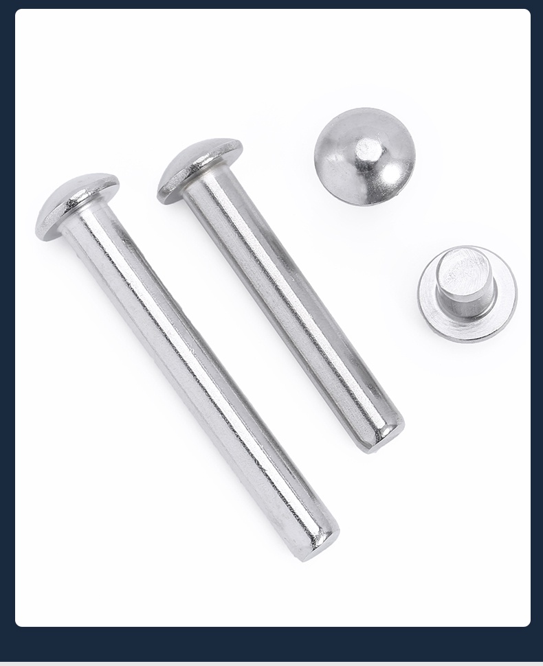 [WDY] 304 Stainless Steel Semicircle Head Solid Rivets GB867 Hand ...