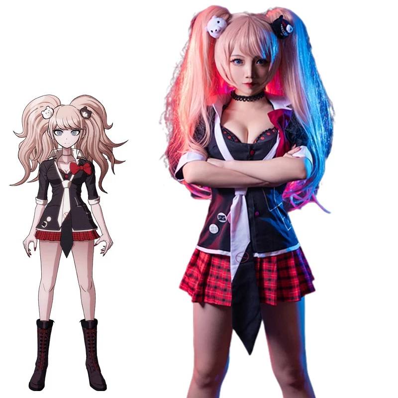 Danganronpa Junko Enoshima Cosplay Costume Game Cosplay Junko Enoshima ...