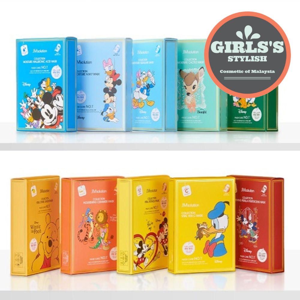 JM Solution Disney Collection Facial Mask 1 Box 10 Sheet | Shopee Malaysia