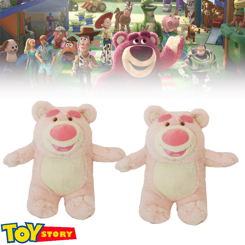 30cm Toy Story Lotso Plush Toy Pink Teddy Bear Plushie Strawberry Bear